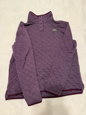 Eddie Bauer Quilted Jacket in Plum Purple